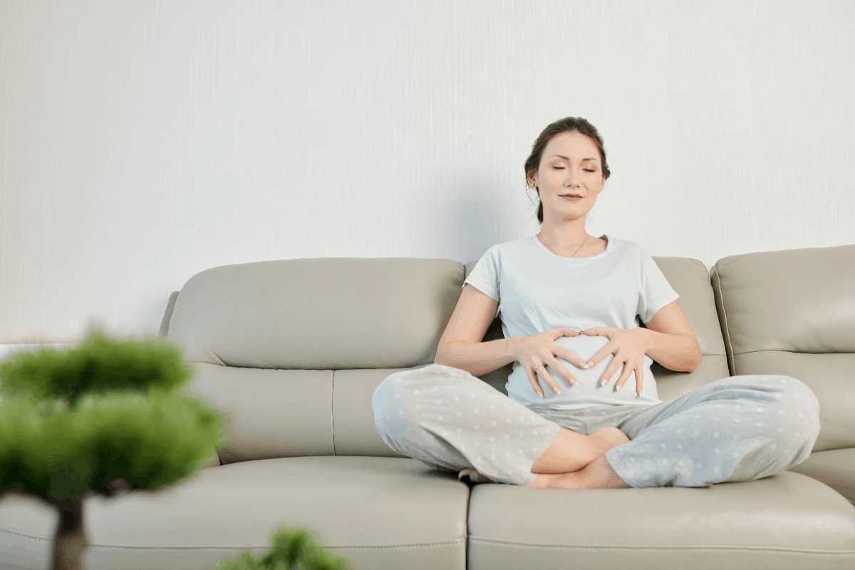 kismama meditáció