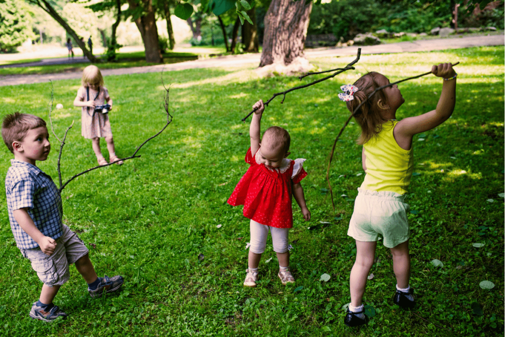 természetben töltött idő