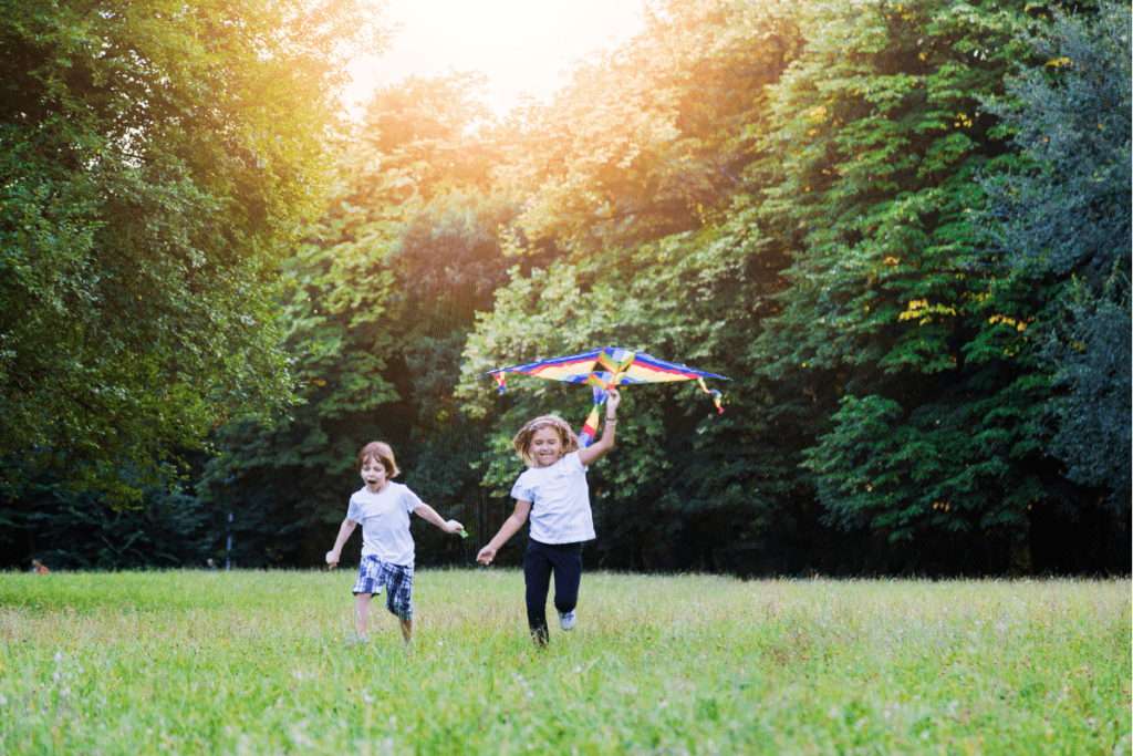 természetben töltött idő