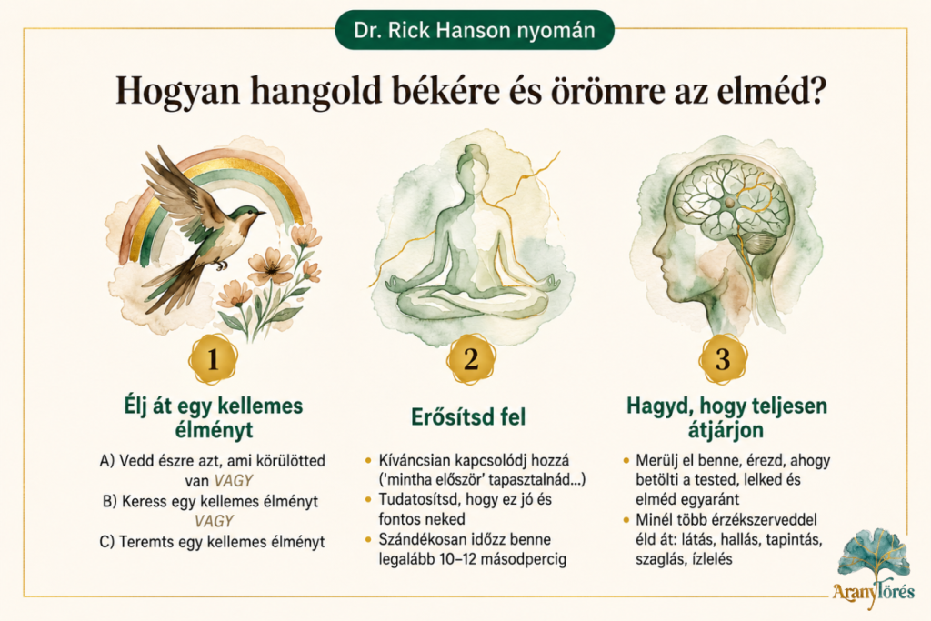 Amikor elidőzöl egy jó pillanatban, az beíródik – a gyengéd ízlelgetés.
